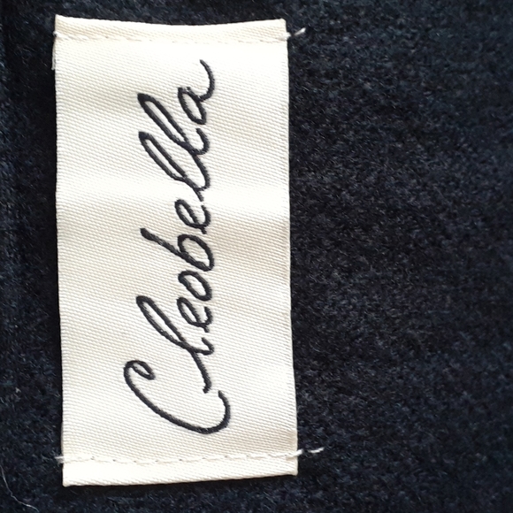 Cleobella women's black cape poncho size M-L - Picture 11 of 12